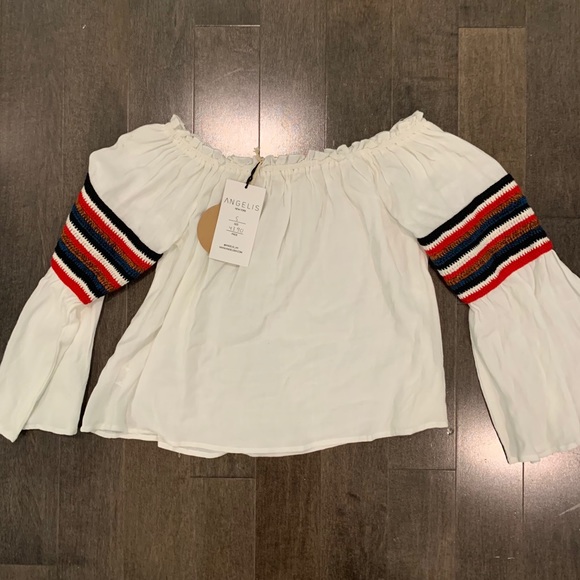 NWT Strapless Flowy Top - Picture 2 of 6